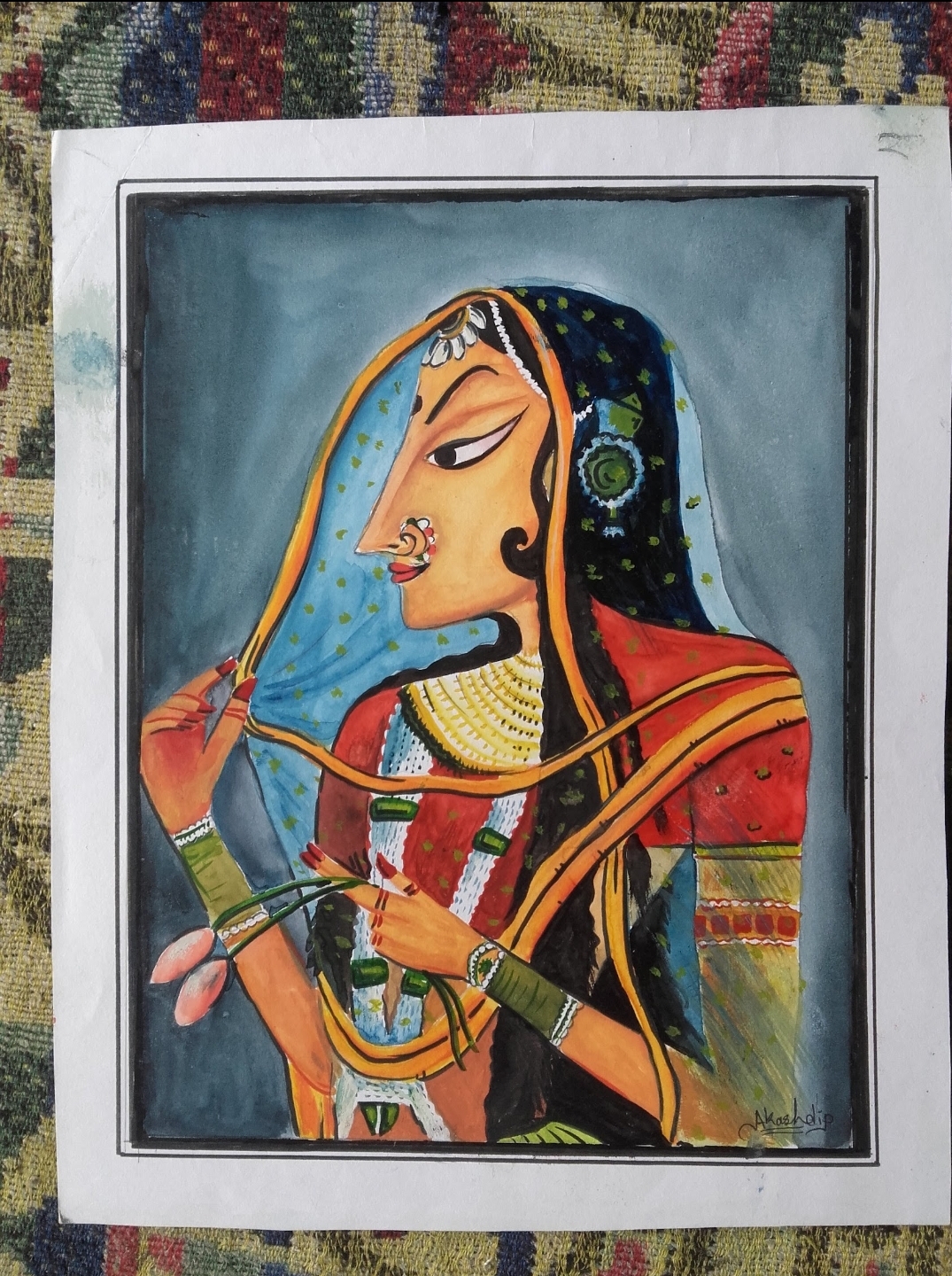 indian art, akashdipmahapatra's painting